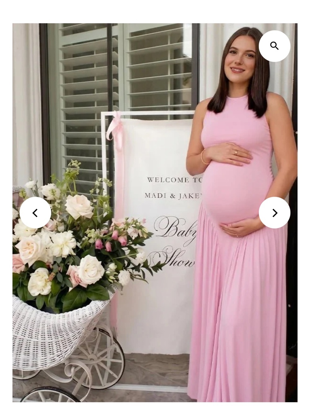 BRAND NEW. NEVER WORN. Maternity Maxi Dress - Pink Sleeveless Women's Dress